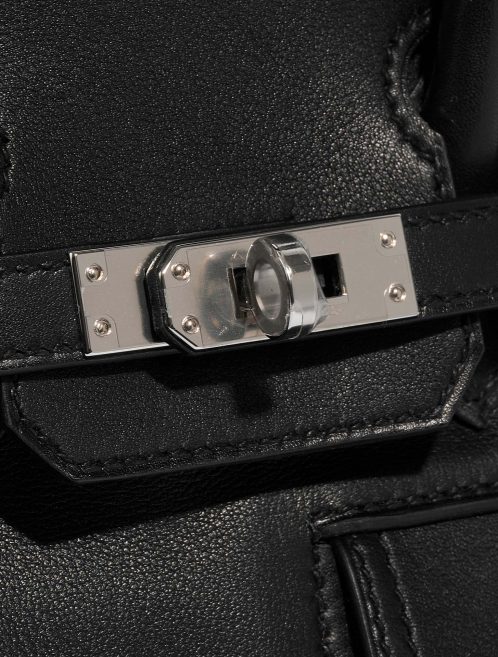 Hermès Birkin 25 Black Closing System  | Sell your designer bag on Saclab.com