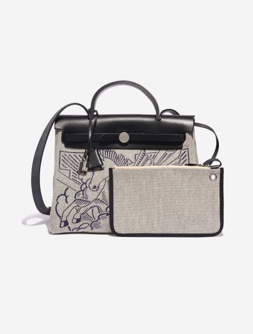 Hermès Herbag 31 Black-Ecru Front  | Sell your designer bag on Saclab.com