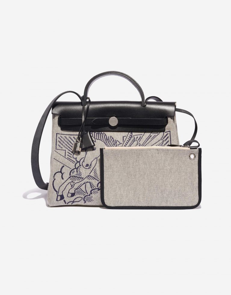 Hermès Herbag 31 Black-Ecru Front  | Sell your designer bag on Saclab.com
