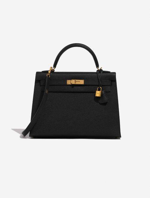 Hermès Kelly 32 Black 0F | Sell your designer bag on Saclab.com