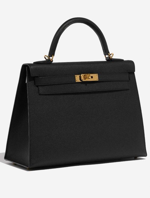 Hermès Kelly 32 Black 6SF S | Sell your designer bag on Saclab.com