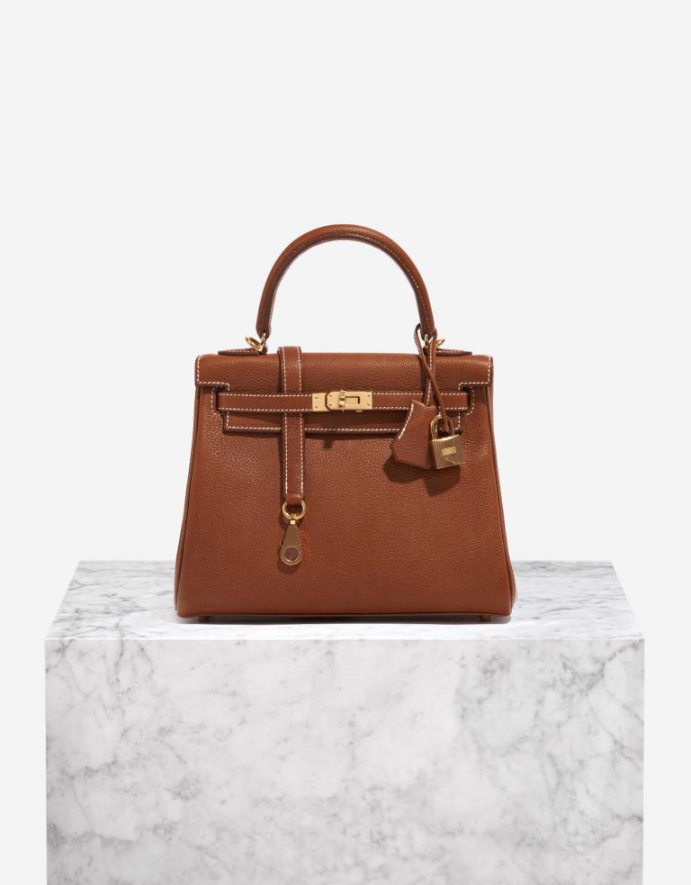Hermès Kelly 25 Fauve 0F | Sell your designer bag on Saclab.com