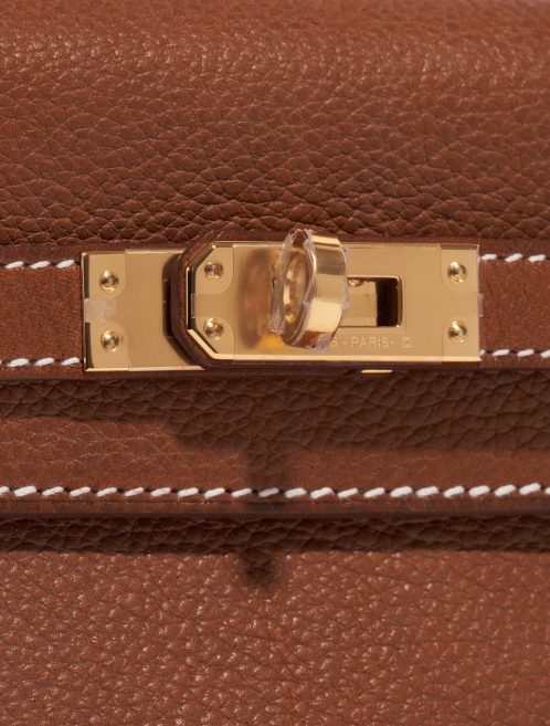 Hermès Kelly 25 Fauve Closing System  | Sell your designer bag on Saclab.com