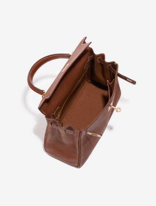 Hermès Kelly 25 Fauve Inside  | Sell your designer bag on Saclab.com