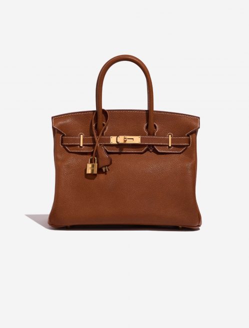 Pre-owned Hermès bag Birkin 30 Barenia Faubourg Fauve Brown | Sell your designer bag on Saclab.com