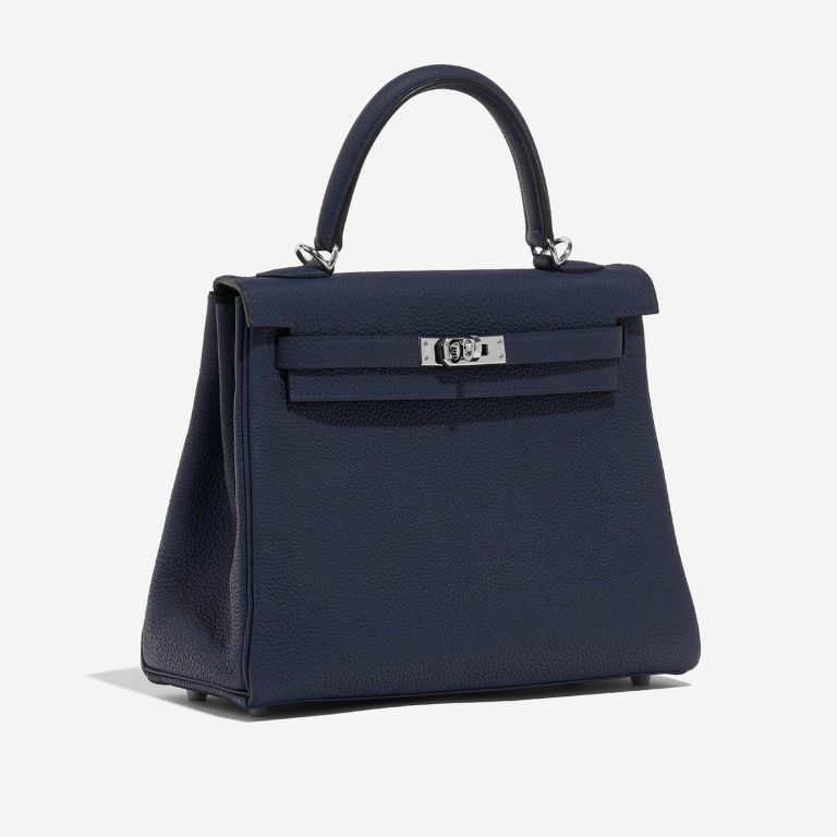 Hermès Kelly 25 BlueSaphire 6SF S | Sell your designer bag on Saclab.com