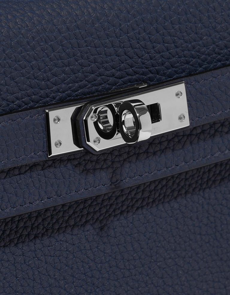 Hermès Kelly 25 BlueSaphire Closing System  | Sell your designer bag on Saclab.com
