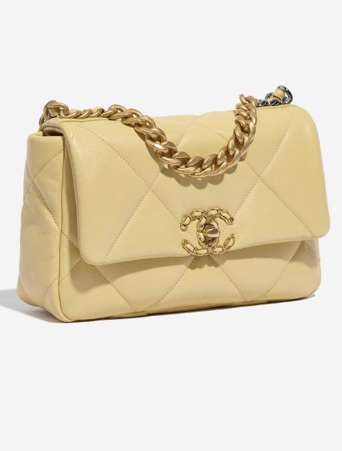 Chanel 19 FlapBag PastelYellow Side Front  | Sell your designer bag on Saclab.com