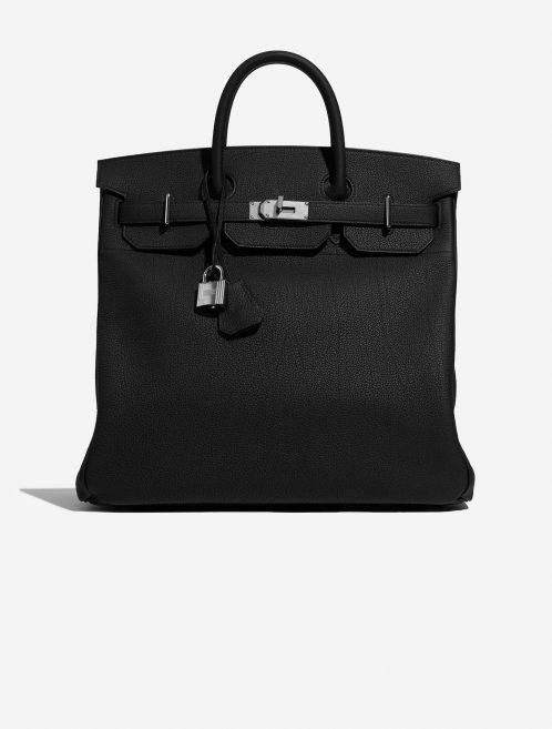 Hermès HautACourroies 40 Black 0F | Sell your designer bag on Saclab.com