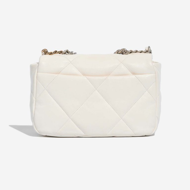 Chanel 19 FlapBag White Back  | Sell your designer bag on Saclab.com
