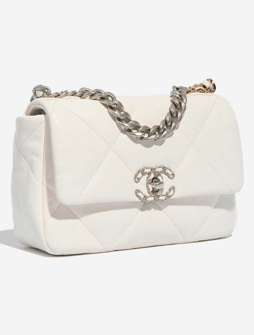 Chanel 19 FlapBag White Side Front  | Sell your designer bag on Saclab.com