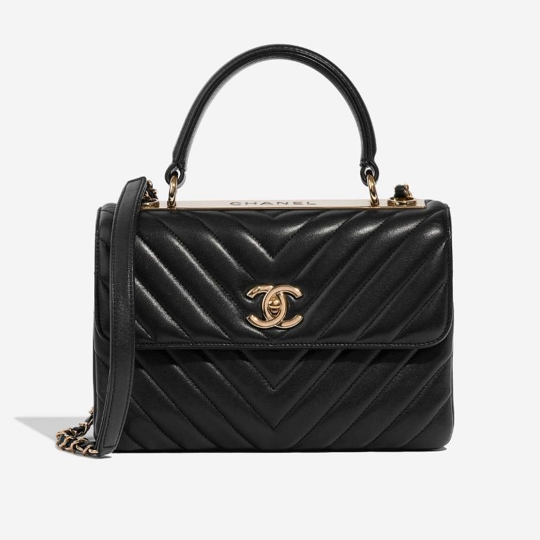 Chanel Trendy CC Medium Lamb Black Front | Sell your designer bag