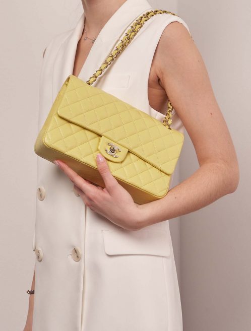 Chanel Timeless Medium PastelYellow 1M | Sell your designer bag on Saclab.com