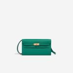 Hermès Kelly ToGo VertJade Front  | Sell your designer bag on Saclab.com