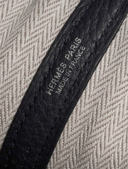 Hermès GardenParty 30 BlueIndigo Logo  | Sell your designer bag on Saclab.com