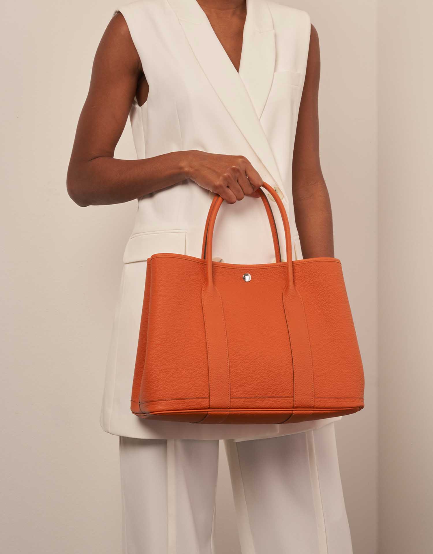 Hermès Garden Party 36 Negonda Orange H | SACLÀB