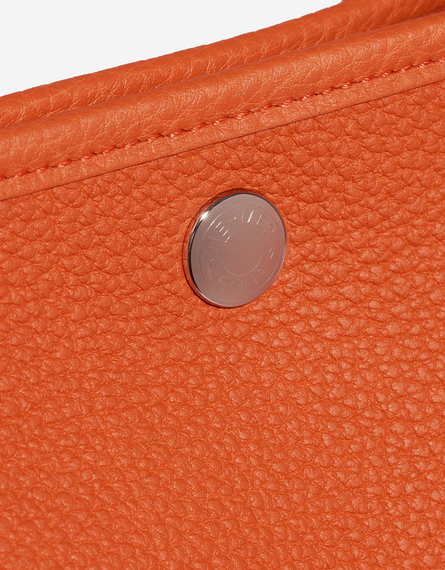 すぐお届け 国内発送 HERMES Garden party 30 Orange Negonda Hermes Garden Party bag 30/TPM Orange Negonda leather Silver