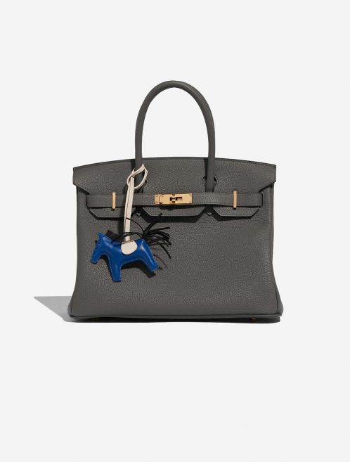 Hermès RodeoPM OneSize BleuDeFrance-Black-Craie Closing System  | Sell your designer bag on Saclab.com