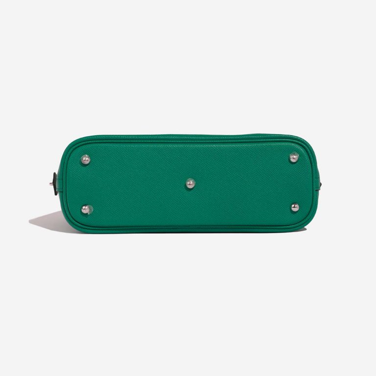 Hermès Bolide 27 VertJade-MauveSylvestre-Nata Bottom  | Sell your designer bag on Saclab.com