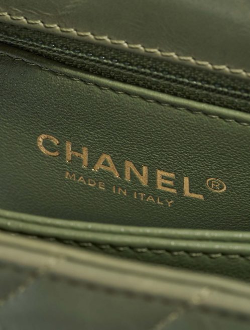 Chanel TimelessHandle Small Green Logo  | Sell your designer bag on Saclab.com