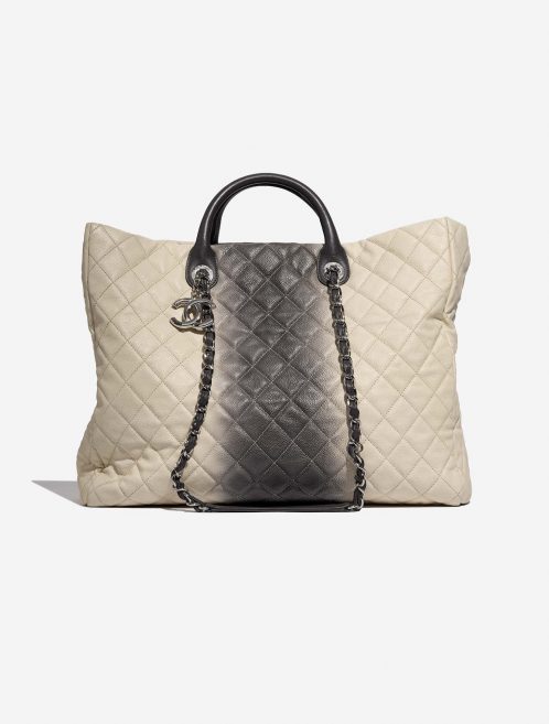 Chanel ShoppingTote Grand GreyBlue-Beige 0F | Sell your designer bag on Saclab.com