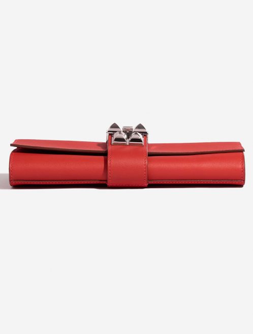 Hermès Medor OneSize RougeTomate 8BTM S | Sell your designer bag on Saclab.com