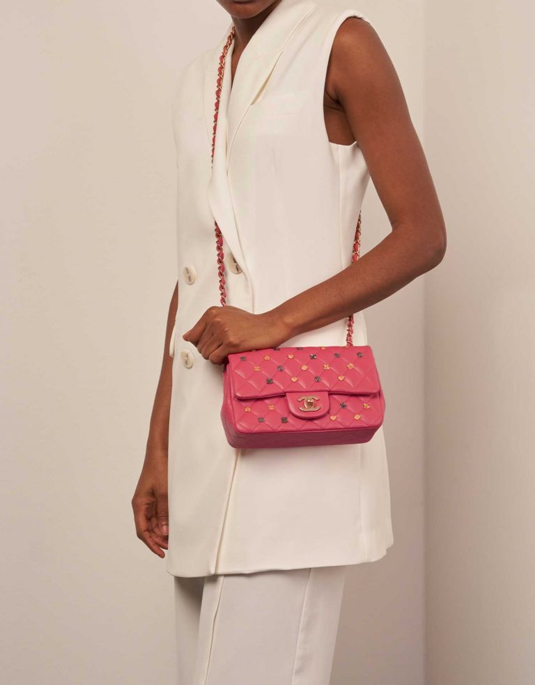 Chanel Timeless MiniRectangular Pink Front  | Sell your designer bag on Saclab.com