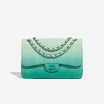 Chanel Timeless Jumbo Turquoise Front  | Sell your designer bag on Saclab.com