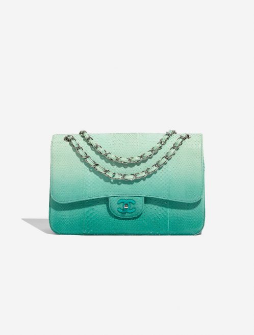 Chanel Timeless Jumbo Turquoise Front  | Sell your designer bag on Saclab.com
