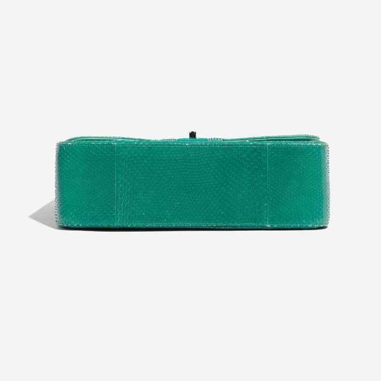 Chanel Timeless Jumbo Turquoise Bottom  | Sell your designer bag on Saclab.com