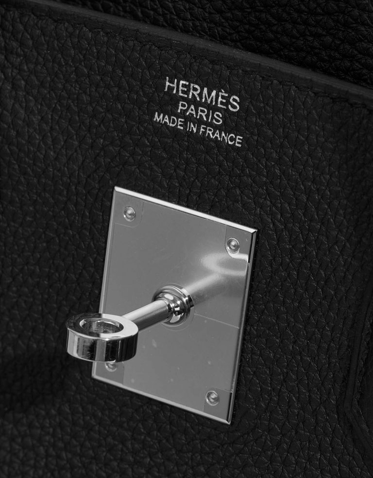 Hermès Birkin 30 Black Logo  | Sell your designer bag on Saclab.com