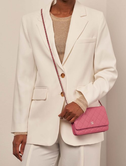 Chanel Timeless WOC Pink Sizes Worn | Sell your designer bag on Saclab.com