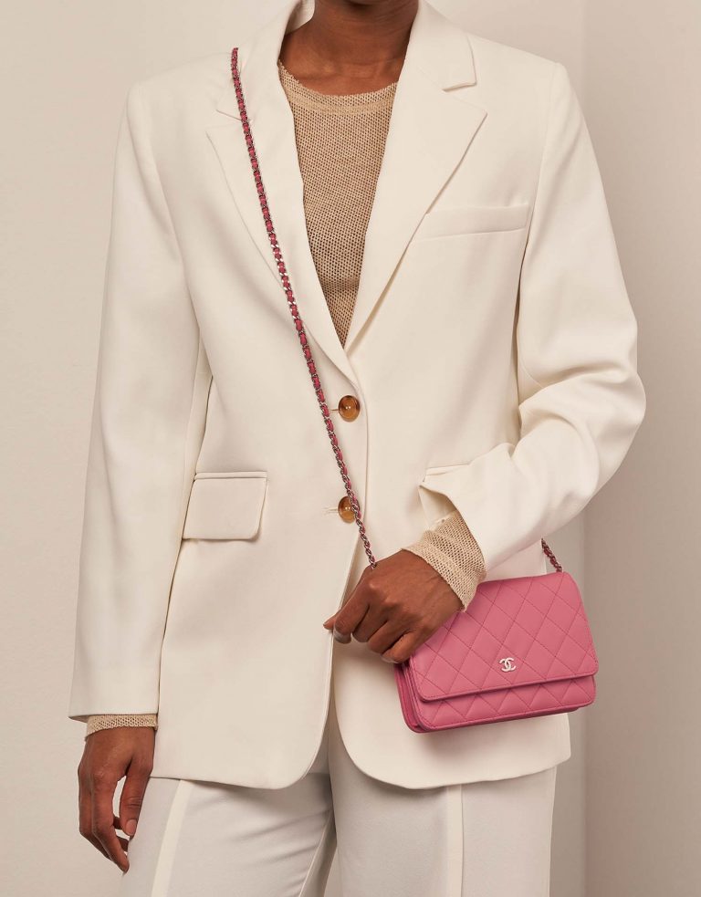 Chanel Timeless WOC Pink Front  | Sell your designer bag on Saclab.com