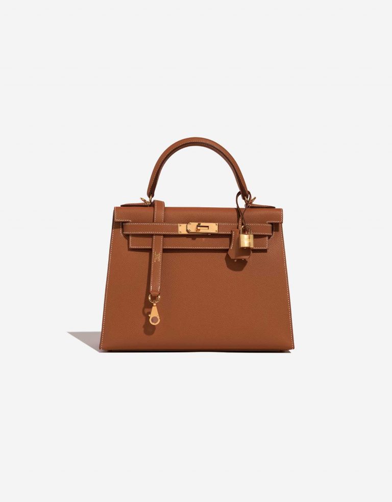 Hermès Kelly 28 Gold 0F | Sell your designer bag on Saclab.com