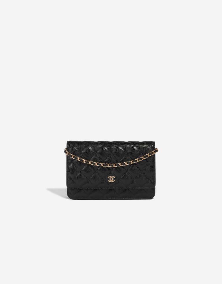 Chanel Timeless WOC Black Front  | Sell your designer bag on Saclab.com