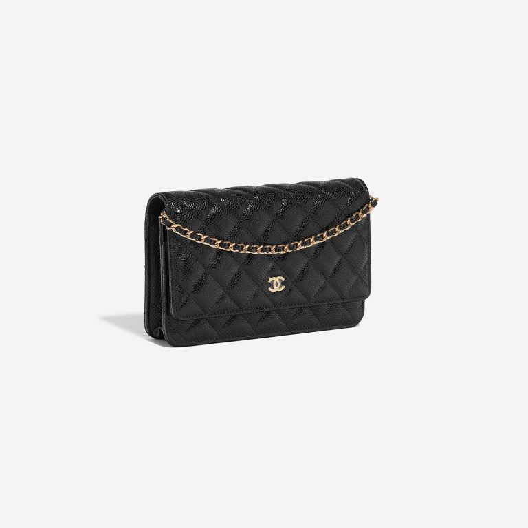 Chanel Timeless WOC Black Side Front  | Sell your designer bag on Saclab.com