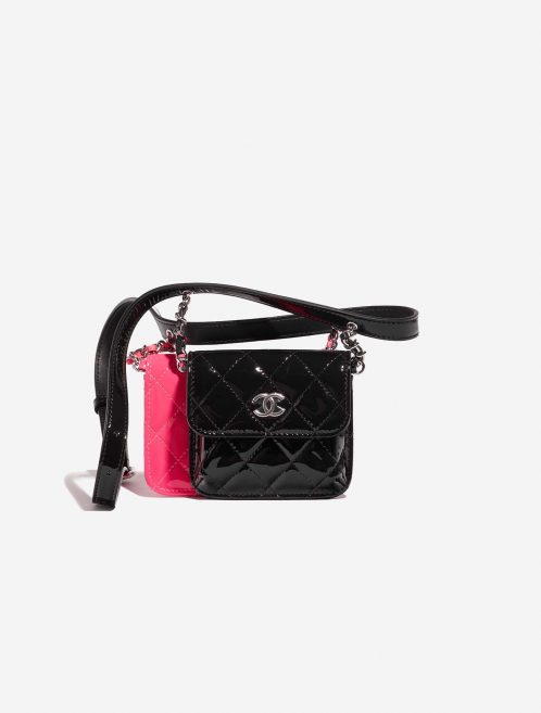 Chanel DoubleWaistBag Mini Black-Pink 0F | Sell your designer bag on Saclab.com