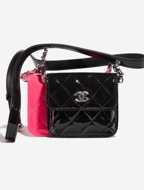 Chanel DoubleWaistBag Mini Black-Pink 2F S | Sell your designer bag on Saclab.com