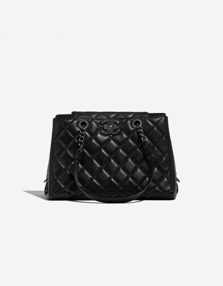Chanel ShoppingTote Grand Black Front  | Sell your designer bag on Saclab.com