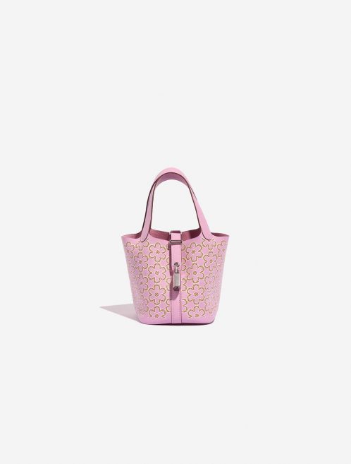 Hermès Picotin 14 MauveSylvestre-Cuivre-White 0F | Sell your designer bag on Saclab.com