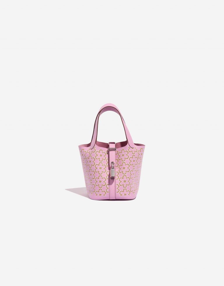 Hermès Picotin 14 MauveSylvestre-Cuivre-White 0F | Sell your designer bag on Saclab.com