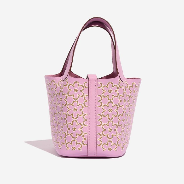 Hermès Picotin 14 MauveSylvestre-Cuivre-White 5B S | Sell your designer bag on Saclab.com
