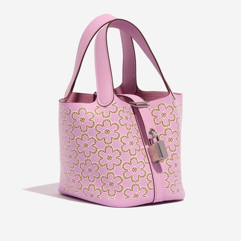 Hermès Picotin 14 MauveSylvestre-Cuivre-White 6SF S | Sell your designer bag on Saclab.com