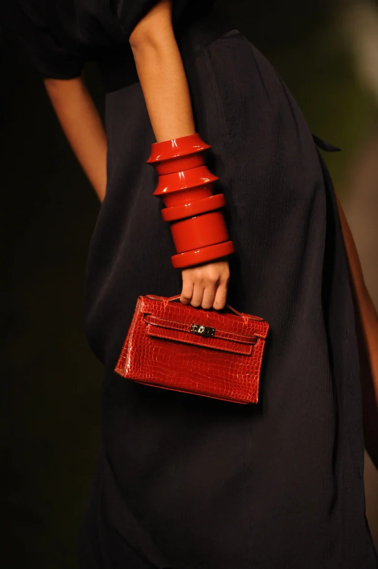 Kelly Pochette designed by Jean-Paul Gaultier. Image: Alamy