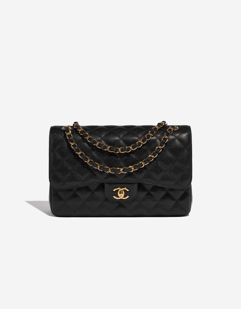 Chanel Timeless Jumbo Black Front  | Sell your designer bag on Saclab.com