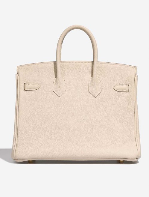 Pre-owned Hermès bag Birkin HSS 25 Togo Craie / Rose Extreme Beige Back | Sell your designer bag on Saclab.com