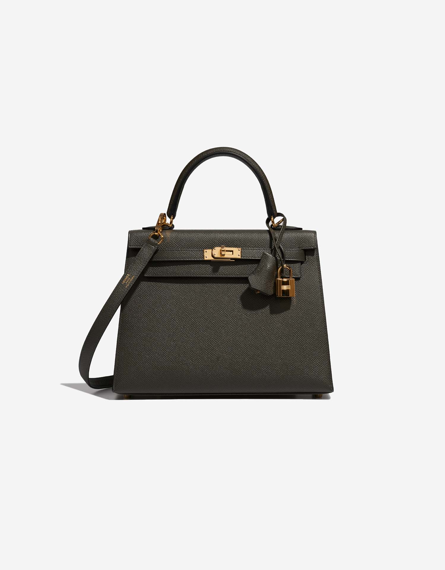 Hermès Kelly Sellier 25 Epsom Vert de Gris SACLÀB