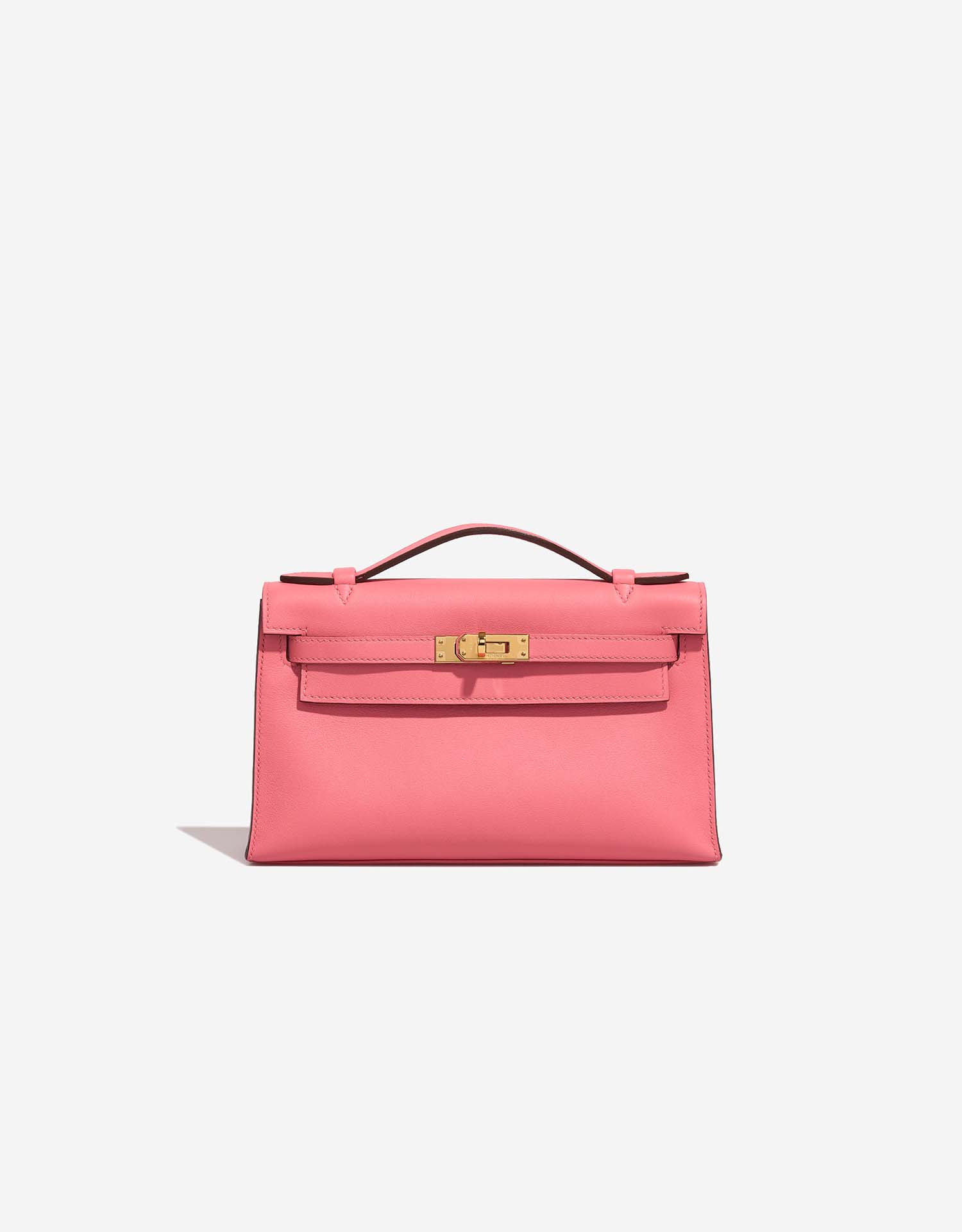 Hermès Kelly Pochette Swift Rose Azalee | SACLÀB