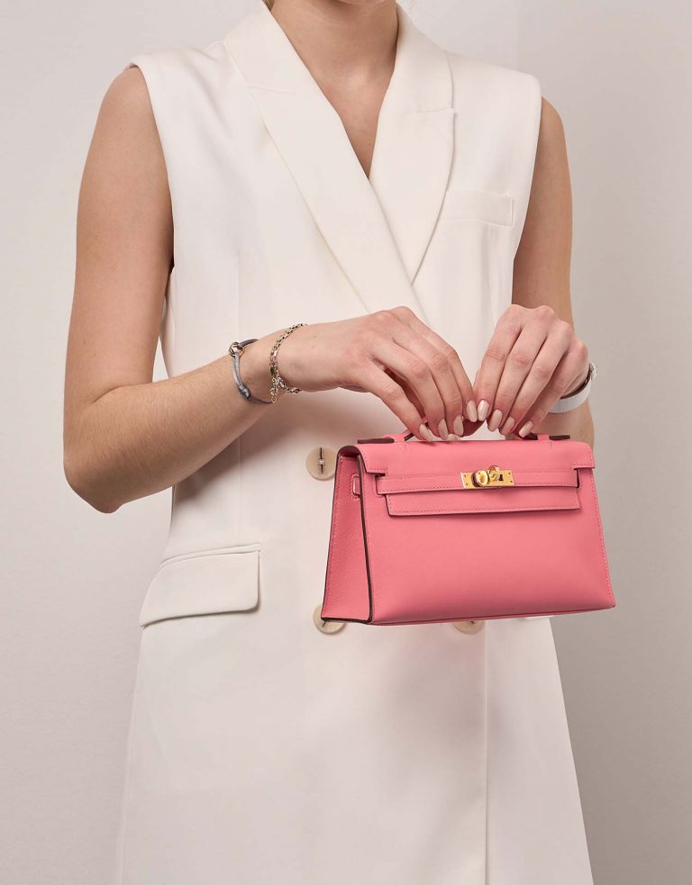 Hermès Kelly Pochette RoseAzalee Front  | Sell your designer bag on Saclab.com