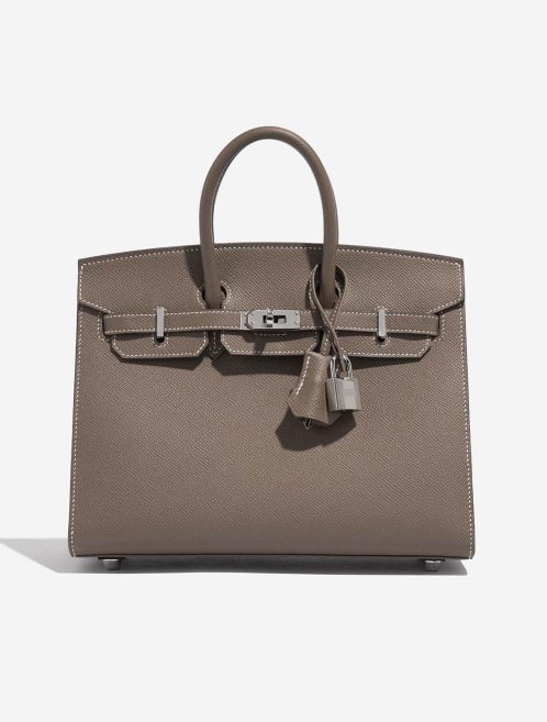 Hermès Birkin 25 Etoupe Front  | Sell your designer bag on Saclab.com